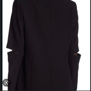 Supply & Demand Black Cold Elbow Blazer Jacket
